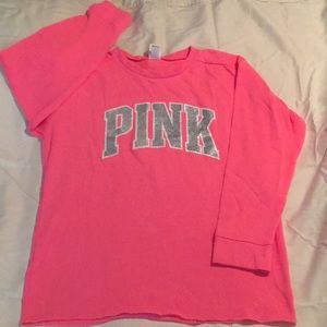 PINK crew neck sweatshirt - NEVER WORN